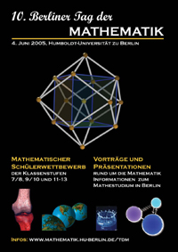 Poster zum 10. Berliner Tag der Mathematik